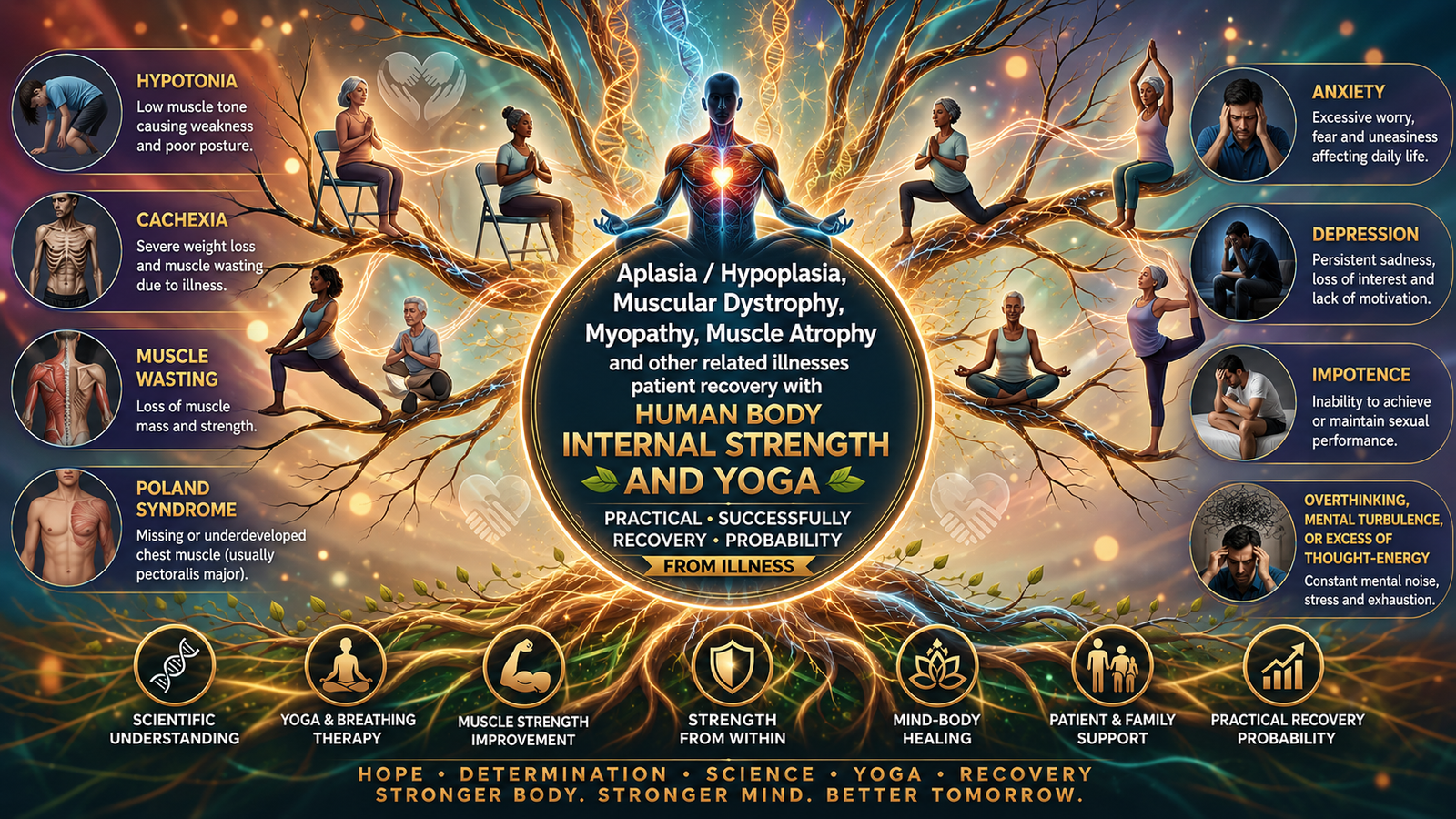Human Body Internal Strength and Yoga Recovery